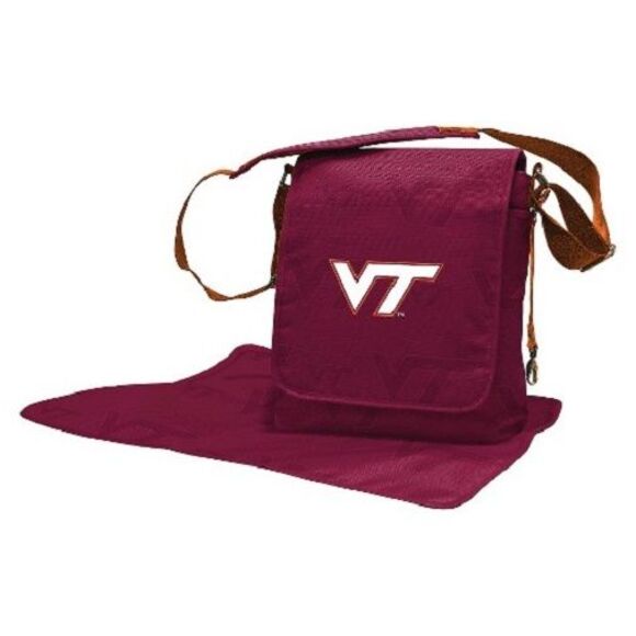 Virginia Tech Hokies NCAA LilFan Diaper Messenger Bag - Picture 3 of 3
